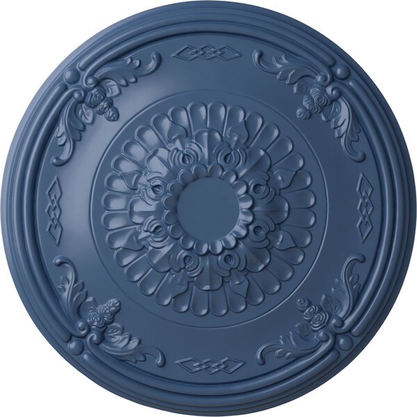 Ekena Millwork Athens Ceiling Medallion (Fits Canopies up to 3 5/8"), Hand-Painted Americana, 26 1/4"OD x 3 1/4"P CM27ATAMF - main